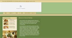 Desktop Screenshot of harvestcateringinc.com