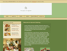 Tablet Screenshot of harvestcateringinc.com